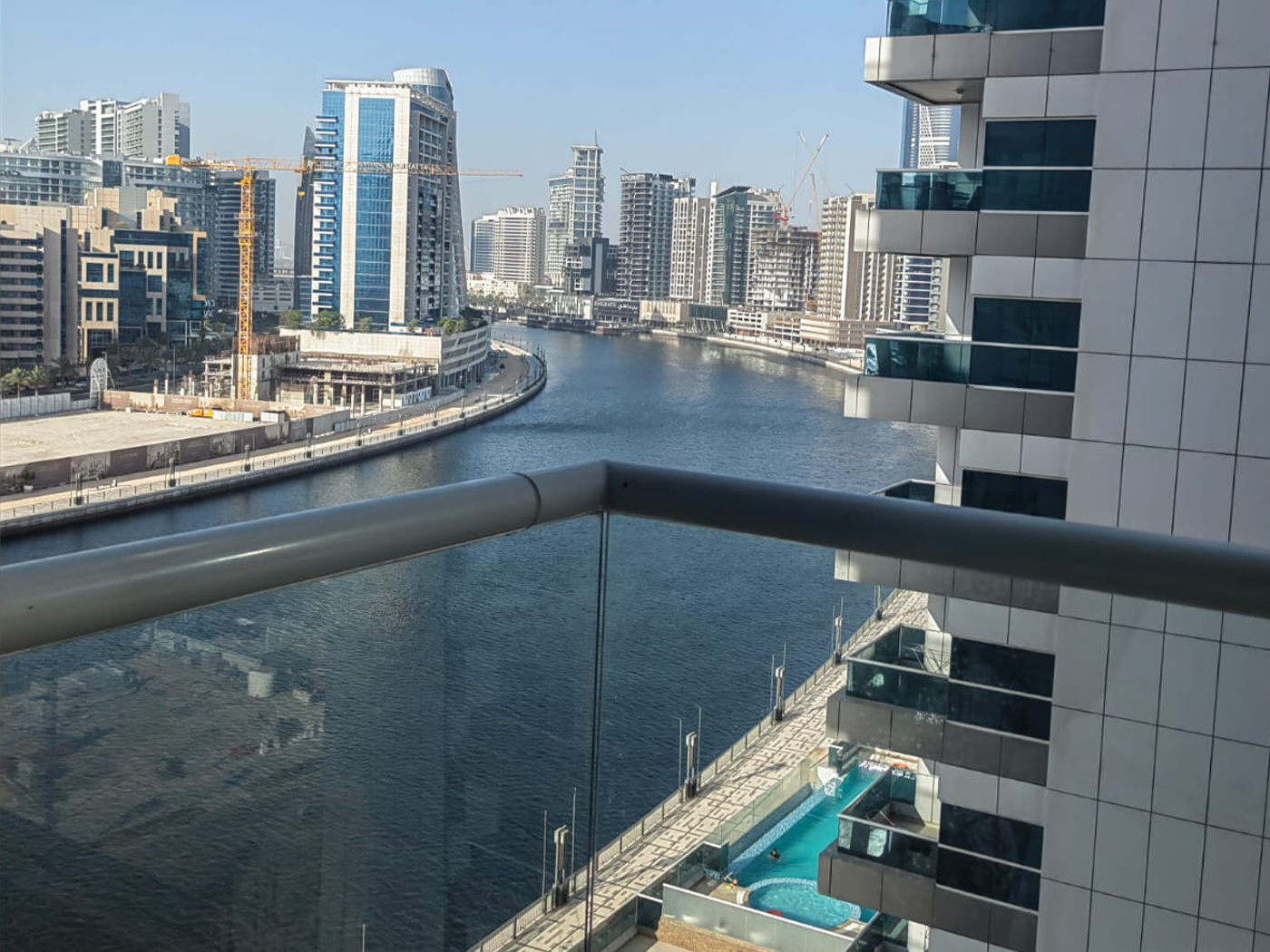 Apartment with Full Canal and Burj Khalifa view